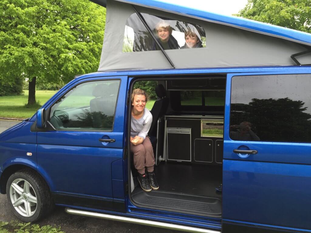 digital detox in a VW campervan